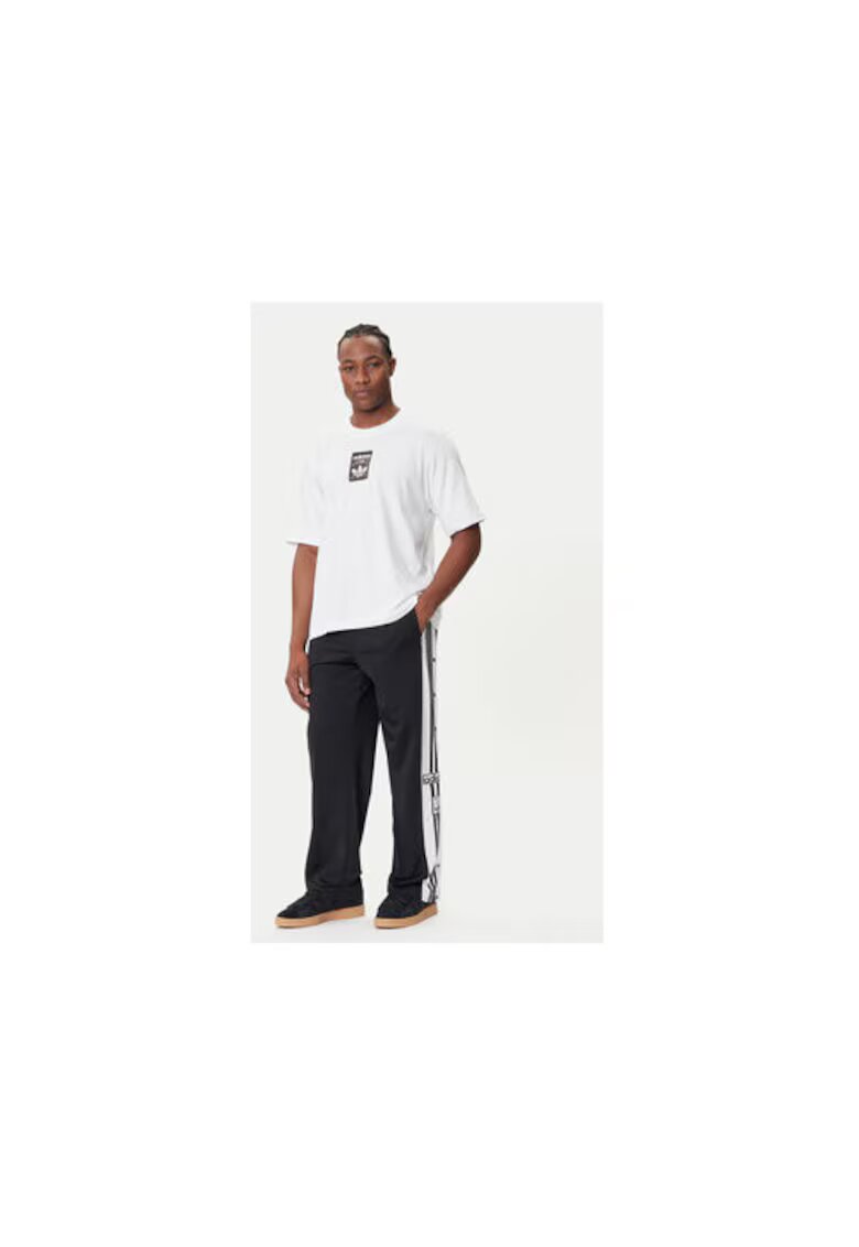 adidas Tricou din bumbac cu logo pe piept si decolteu la baza gatului