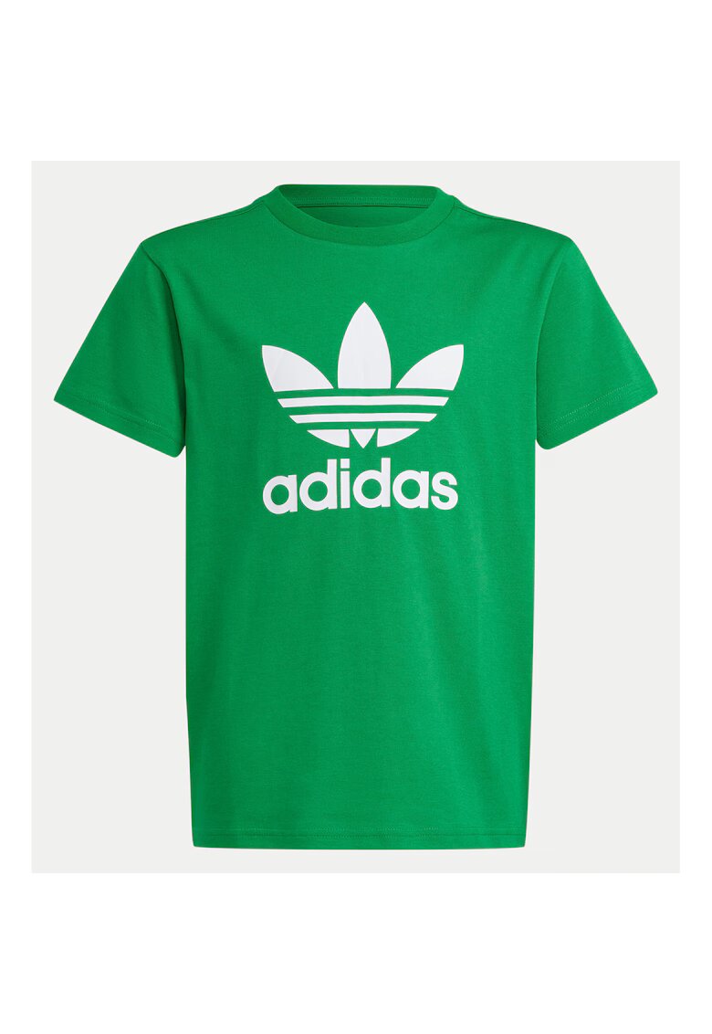 adidas Tricou din bumbac cu logo si decolteu la baza gatului