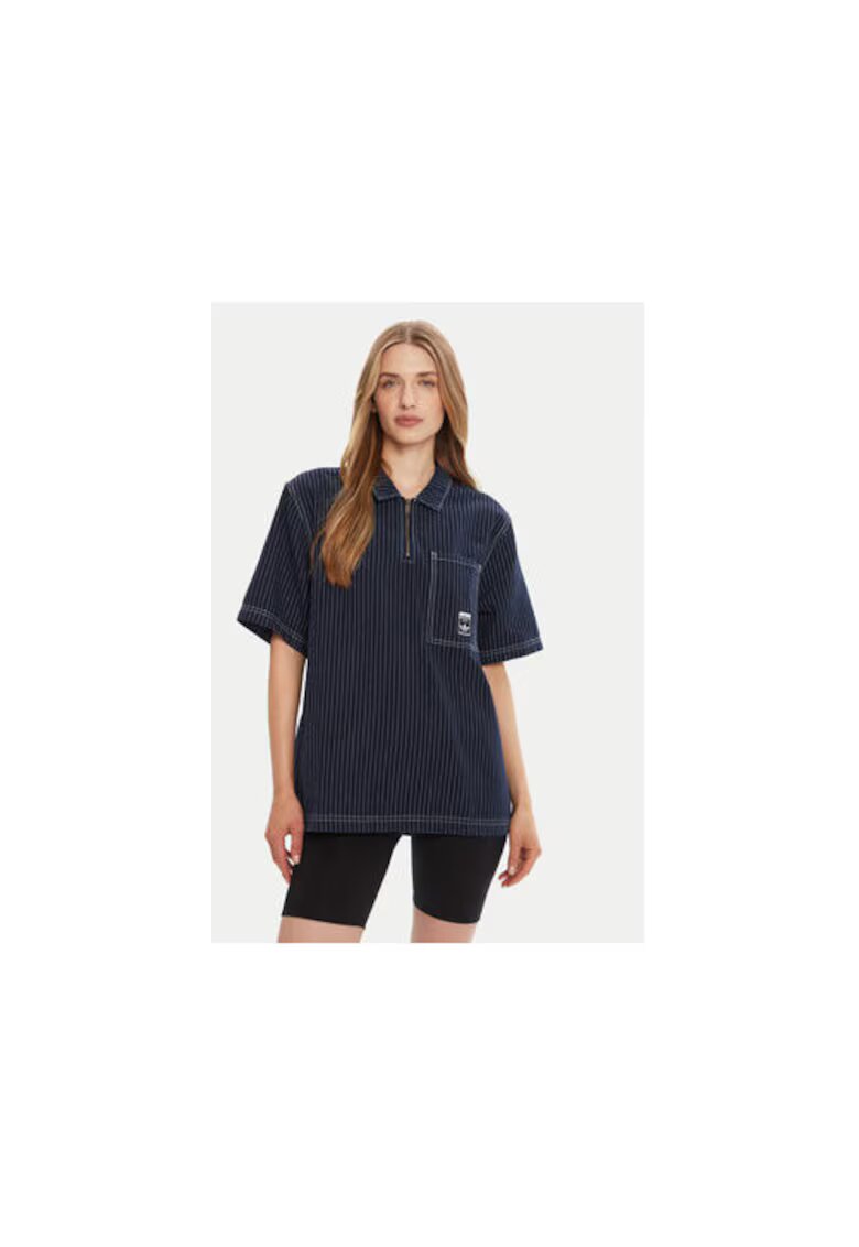 adidas Tricou din bumbac cu striatii