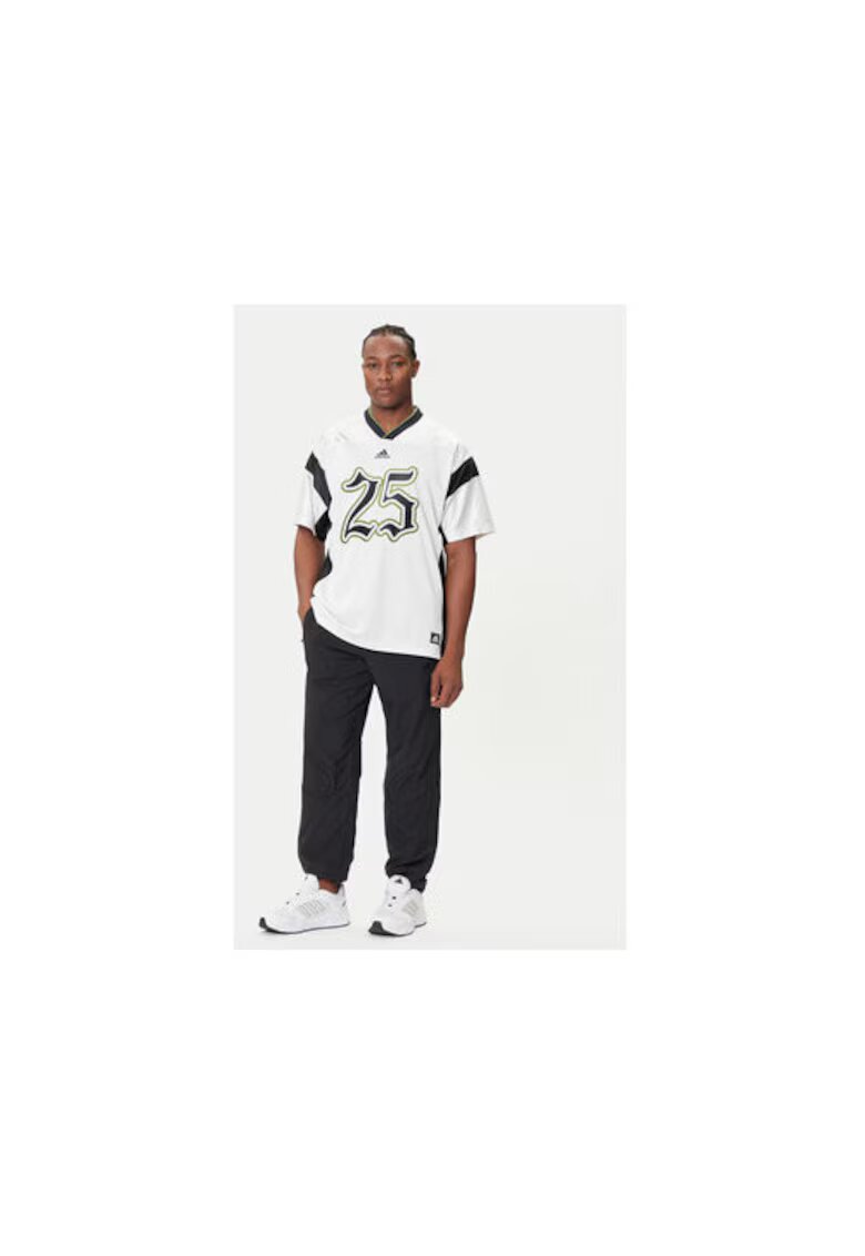 adidas Tricou din poliester cu imprimeu logo