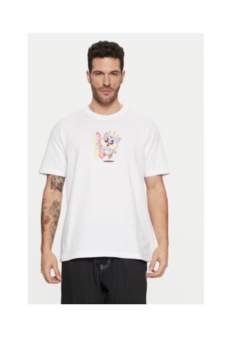 adidas Tricou la baza gatului cu imprimeu logo