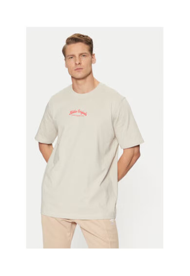 adidas Tricou lejer din bumbac cu logo la baza gatului