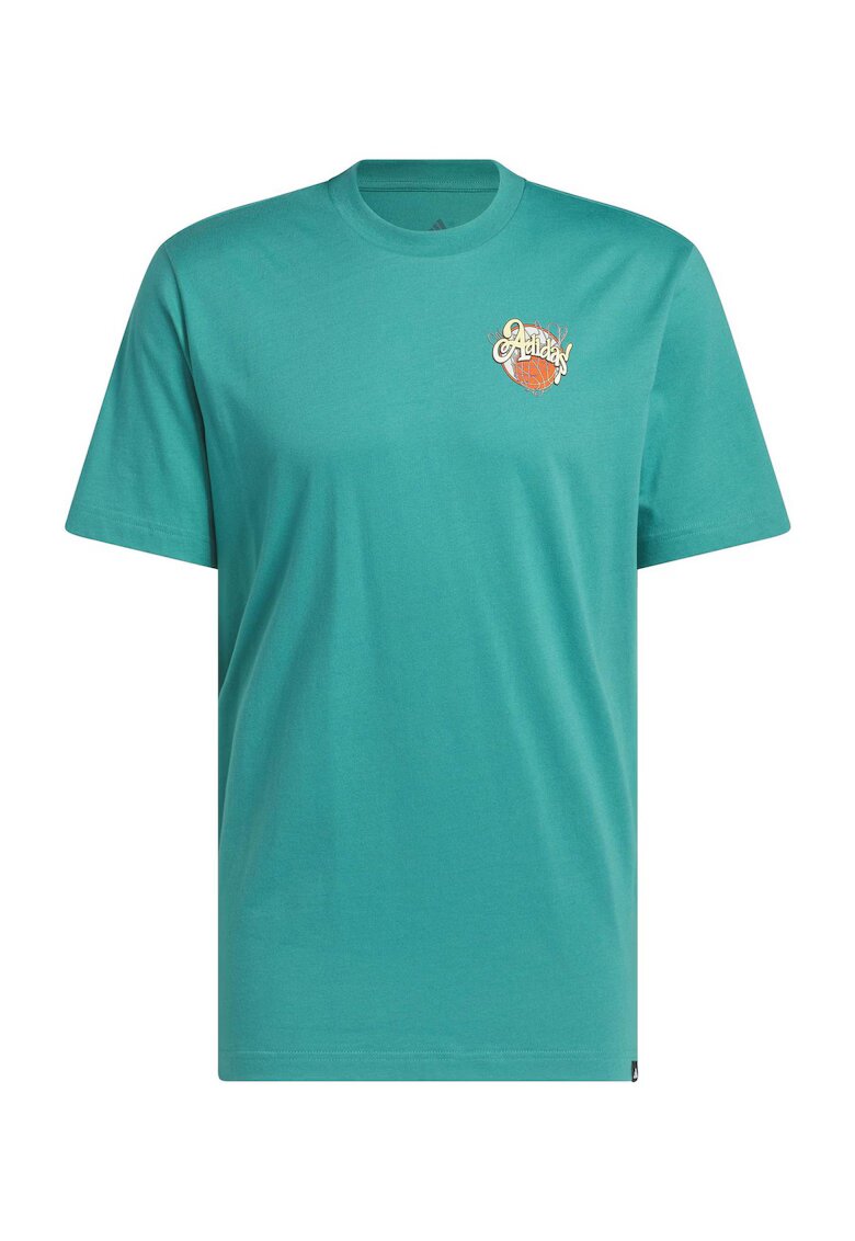 adidas Tricou Novelty Tee 2 JV8428 Barbati Negru - Turcoaz
