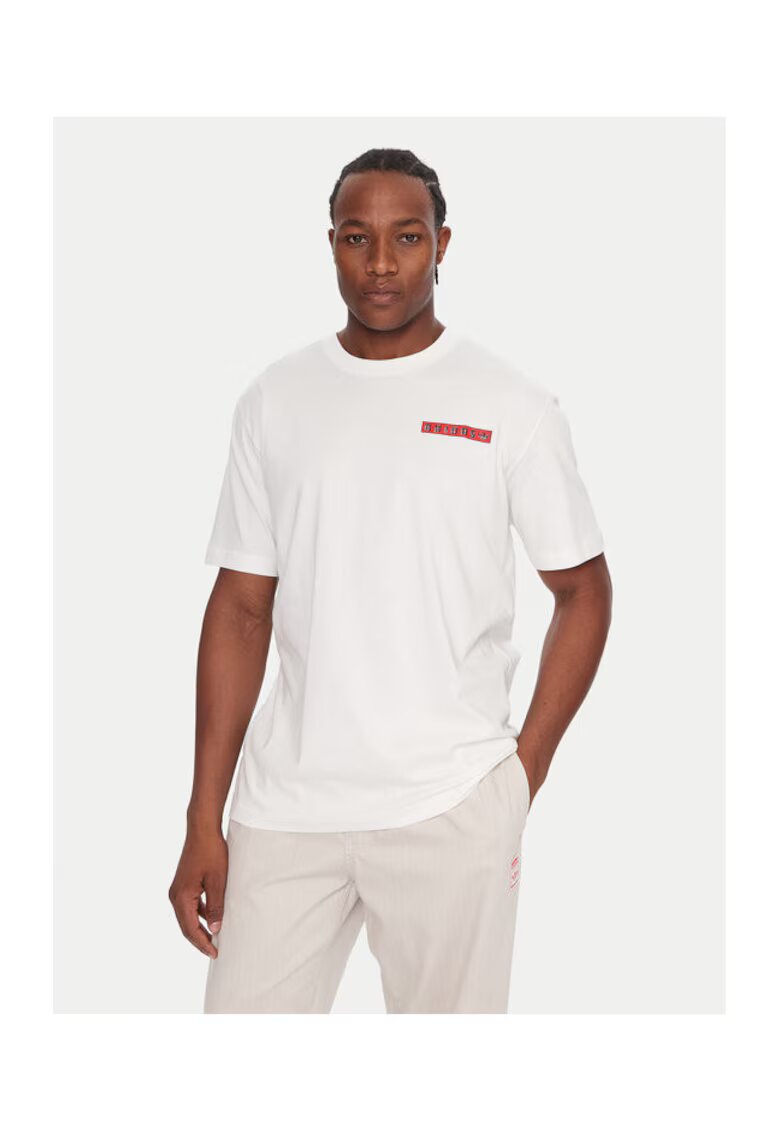 adidas Tricou pentru barbati - alb - bumbac