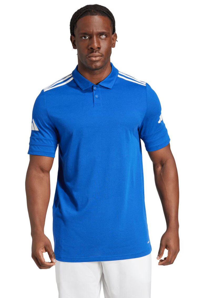 adidas Tricou polo - Squadra 25 - albastru - uscare rapida - poliester