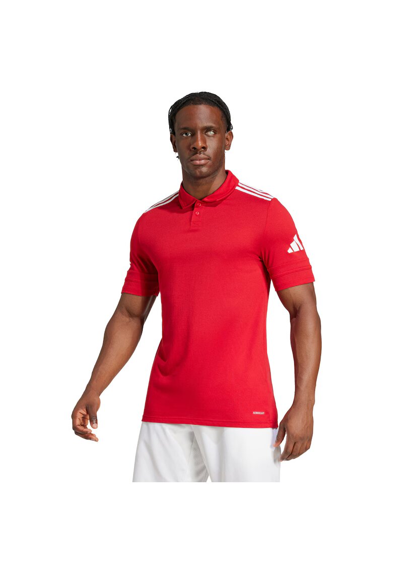 adidas Tricou sport barbatesc - Squadr - 2 caracteristici - culoare rosu - material respirabil -