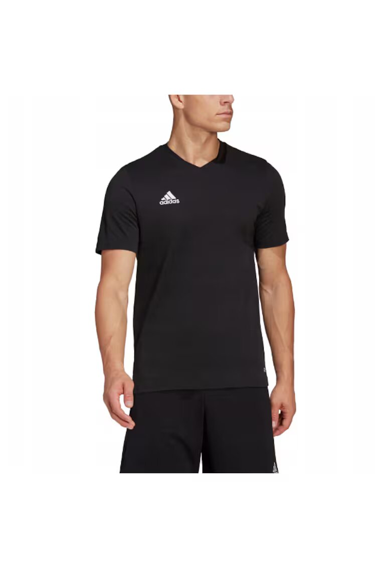 adidas Tricou sport barbati - Entrada 22 - Bumbac - Negru - Negru