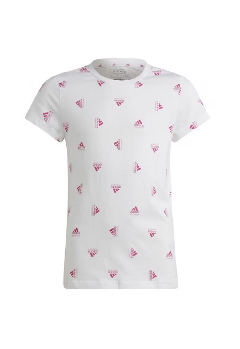adidas Tricou sport copii alb din bumbac