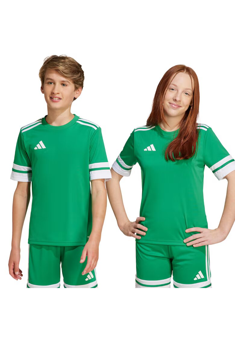 adidas Tricou sport copii - Squadra 25 - uscare rapida - verde - poliester reciclabil -
