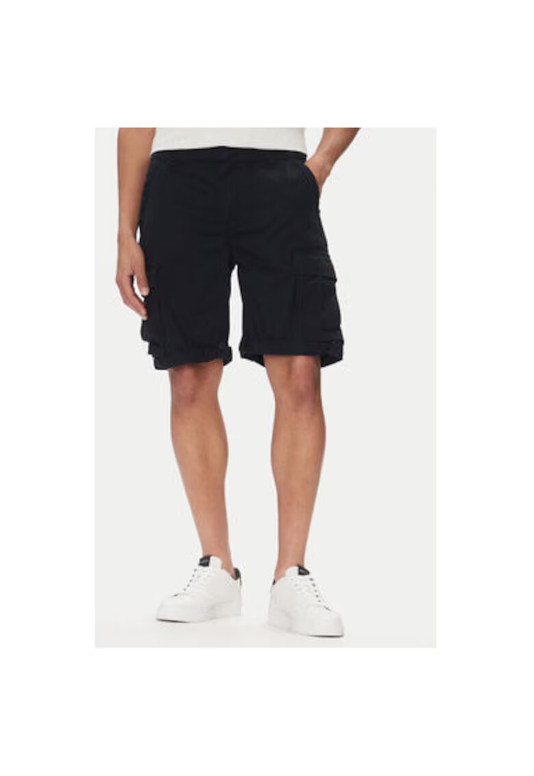 Aeronautica Militare Pantaloni scurti barbati 251BE250CT3501 - Bumbac - Bleumarin - Bleumarin