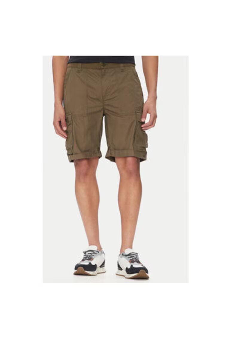 Aeronautica Militare Pantaloni scurti barbati 251BE250CT3501 - Bumbac - Kaki - Kaki