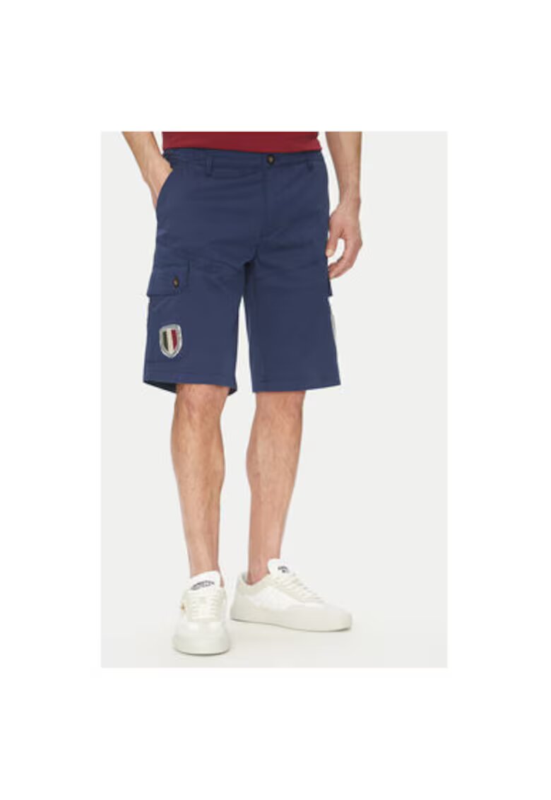 Aeronautica Militare Pantaloni scurti barbati 251BE257CT3510 - Bumbac - Bleumarin - Bleumarin