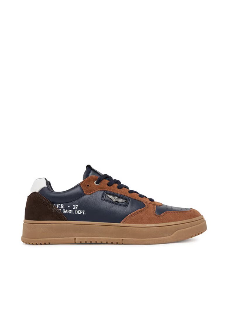 Aeronautica Militare Tenisi barbati - multicolor - Maro/Albastru