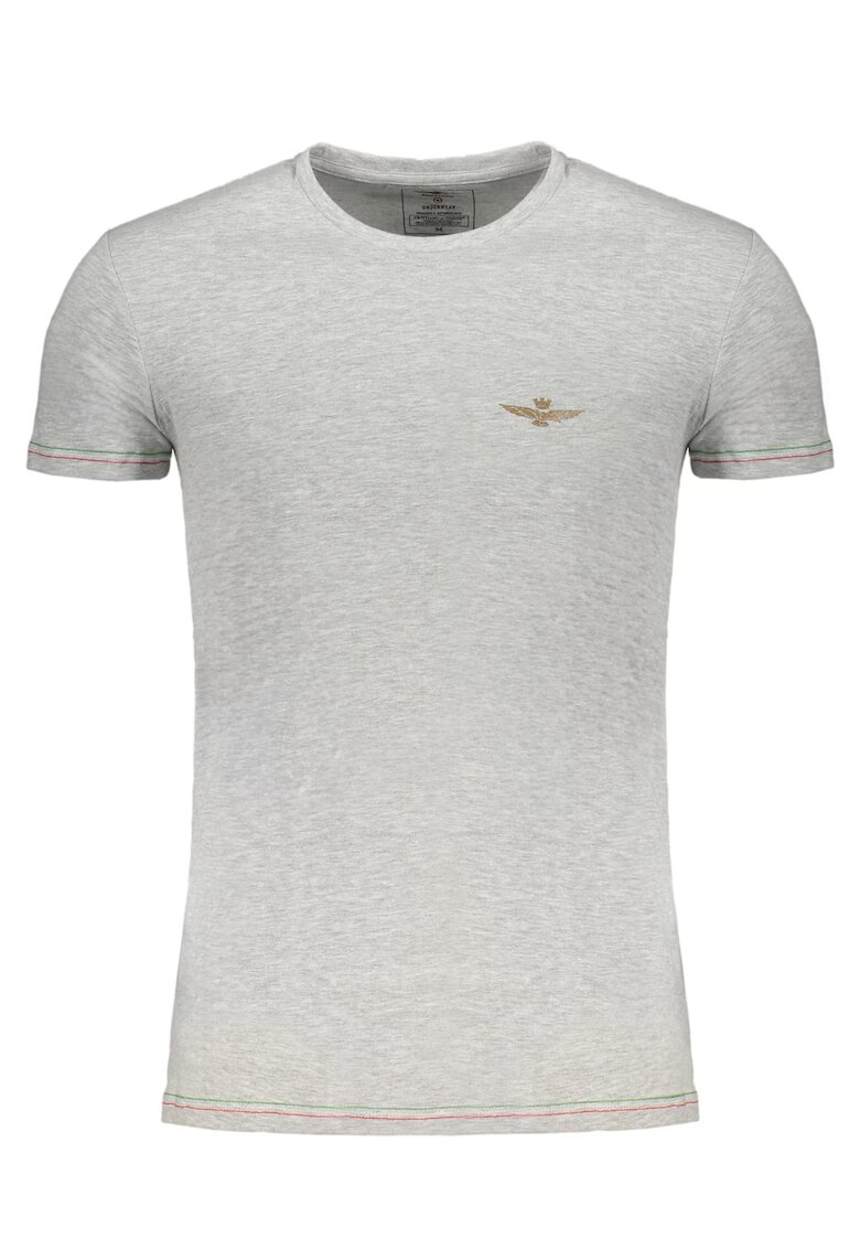 Aeronautica Militare Tricou barbati - 95% bumbac - 5% elastan - Gri - SCOTI003J508