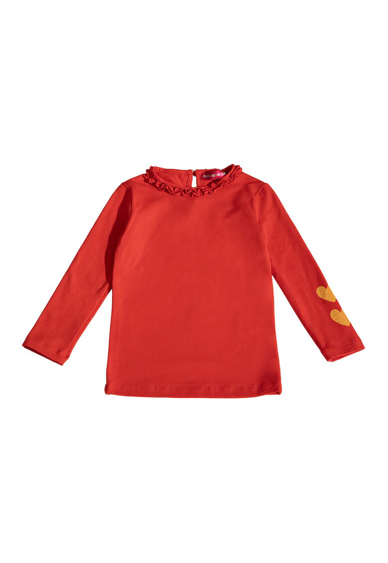 Agatha Ruiz de la Prada Bluza cu decolteu la baza gatului - Rosu