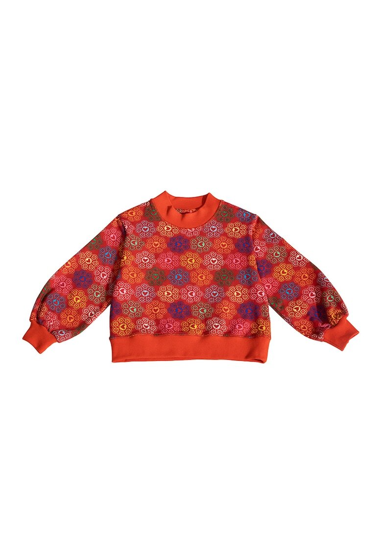 Agatha Ruiz de la Prada Bluza de trening cu decolteu la baza gatului - din amestec de bumbac - Multicolor