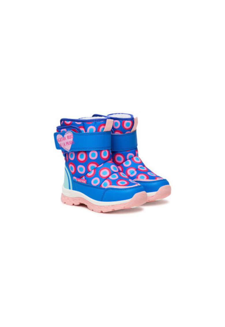 Agatha Ruiz de la Prada Ghete de zapada pentru fete - 305467058 - piele ecologica - multicolor