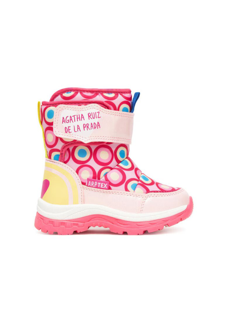 Agatha Ruiz de la Prada Ghete de zapada pentru fete - 305467072 - piele ecologica - multicolor