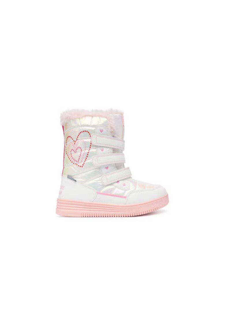 Agatha Ruiz de la Prada Ghete de zapada pentru fete - 305467140 - piele ecologica - alb