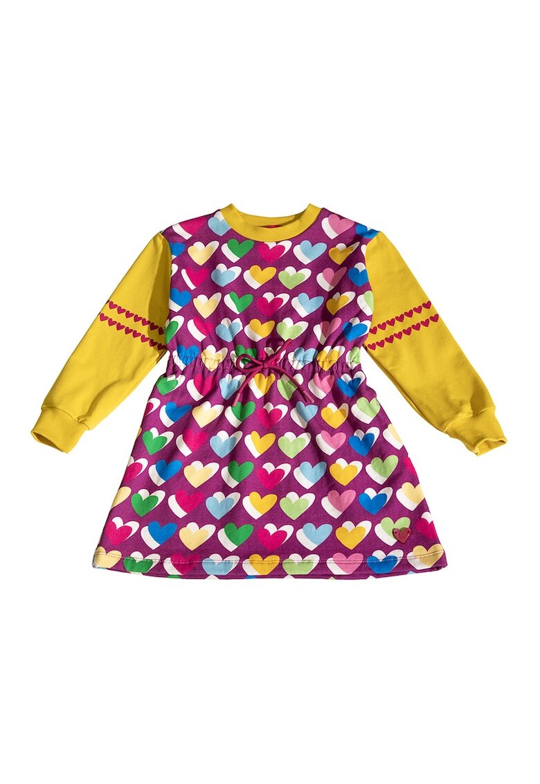 Agatha Ruiz de la Prada Rochie evazata cu maneci lungi - Multicolor