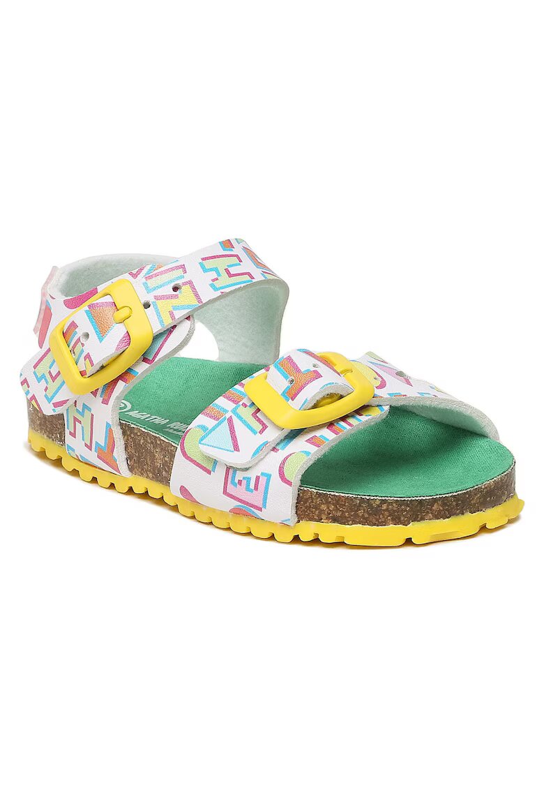 Agatha Ruiz de la Prada Sandale copii - 302669295 - Piele ecologica - Alb - Alb