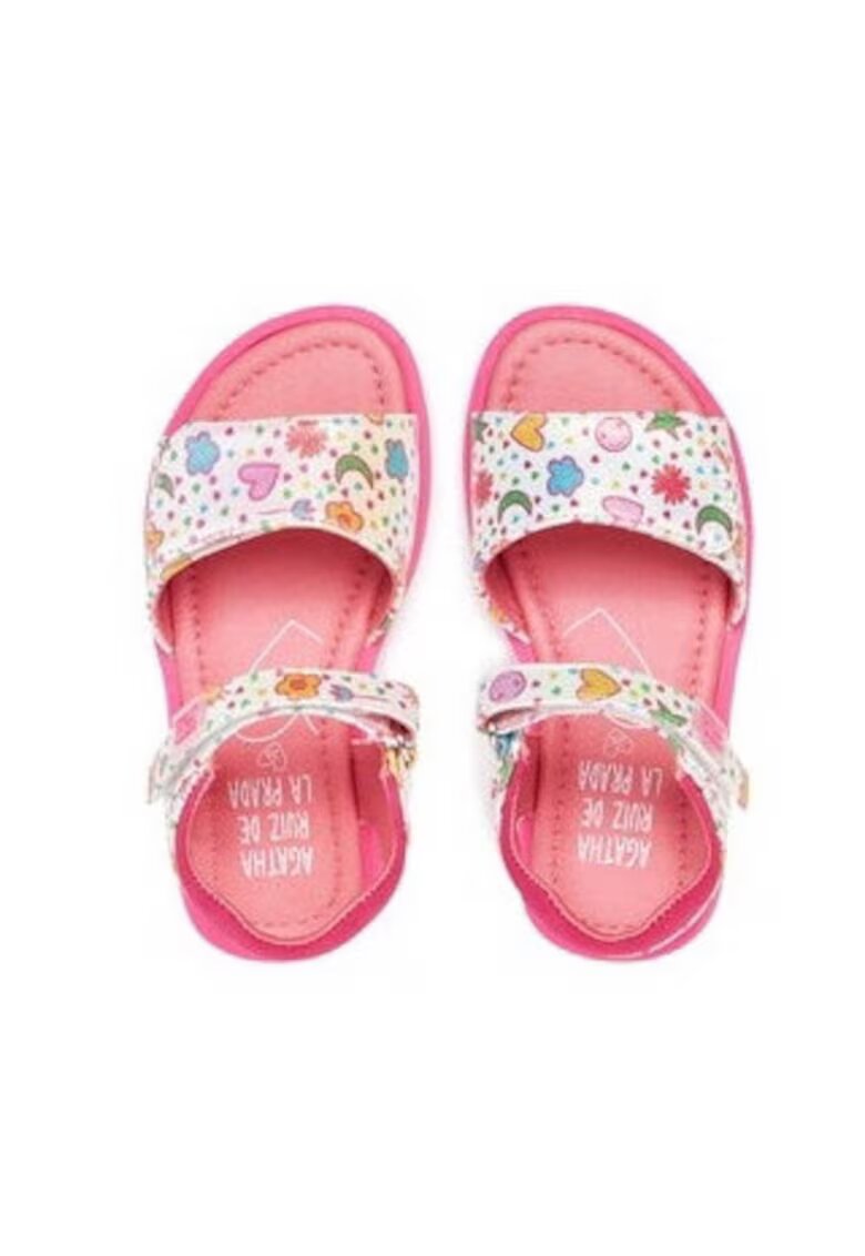 Agatha Ruiz de la Prada Sandale fete 305201980 - Piele ecologica - Alb - Alb