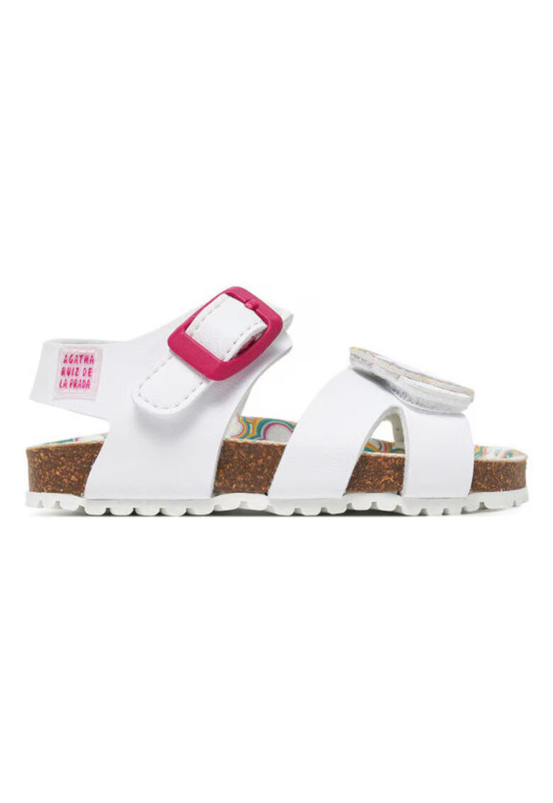 Agatha Ruiz de la Prada Sandale fete 305202055 - Piele ecologica - Alb - Alb