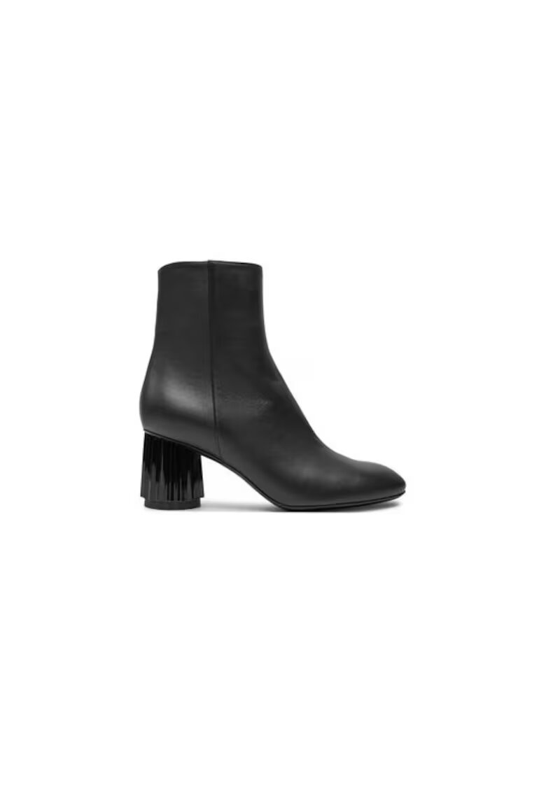AGL Ghete dama 304339431 - Piele naturala - Negru - Negru