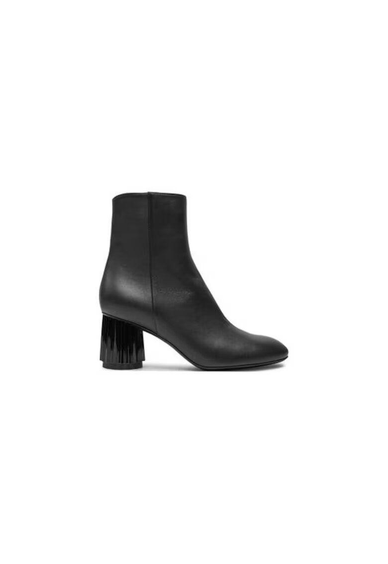 AGL Ghete dama Piele naturala - Negru - Negru