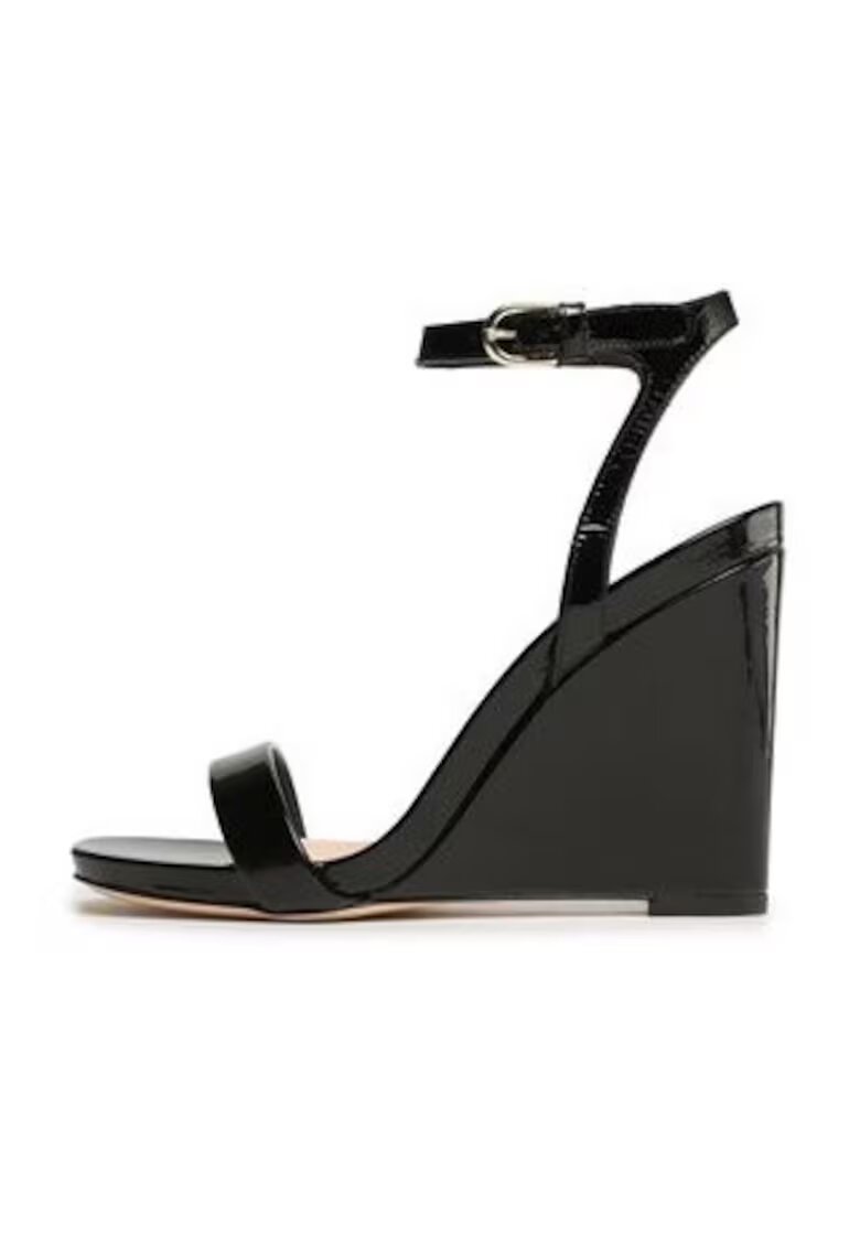 AGL Sandale dama 302110988 - Piele naturala - Negru - Negru