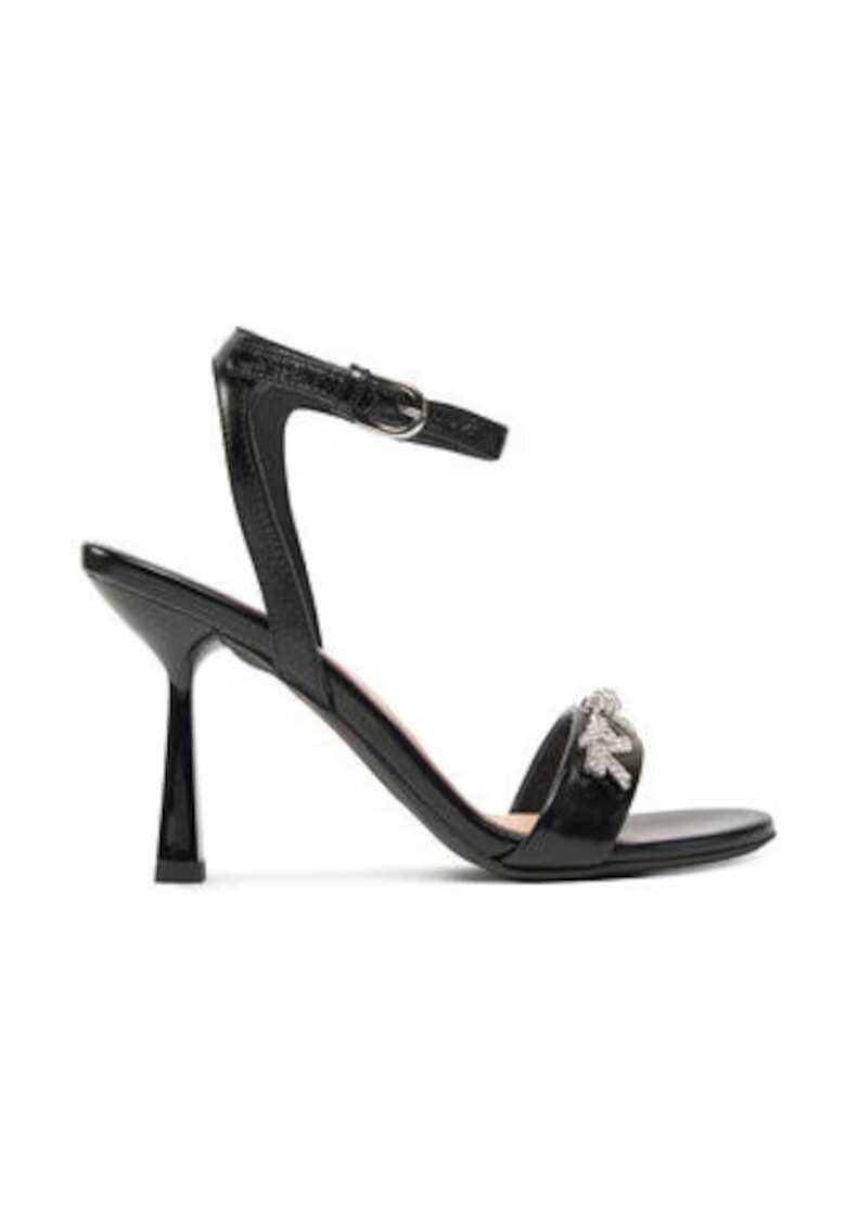 AGL Sandale dama Piele naturala - Negru - Negru