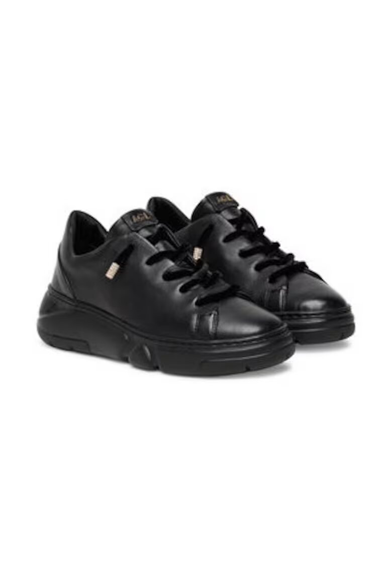 AGL Tenisi dama 305639783 - Piele naturala - Negru