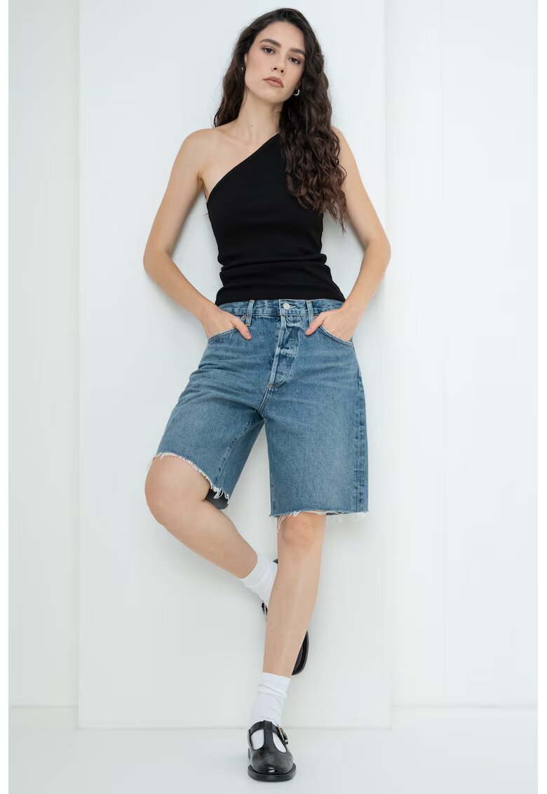 AGOLDE Bermude din denim - Albastru deschis