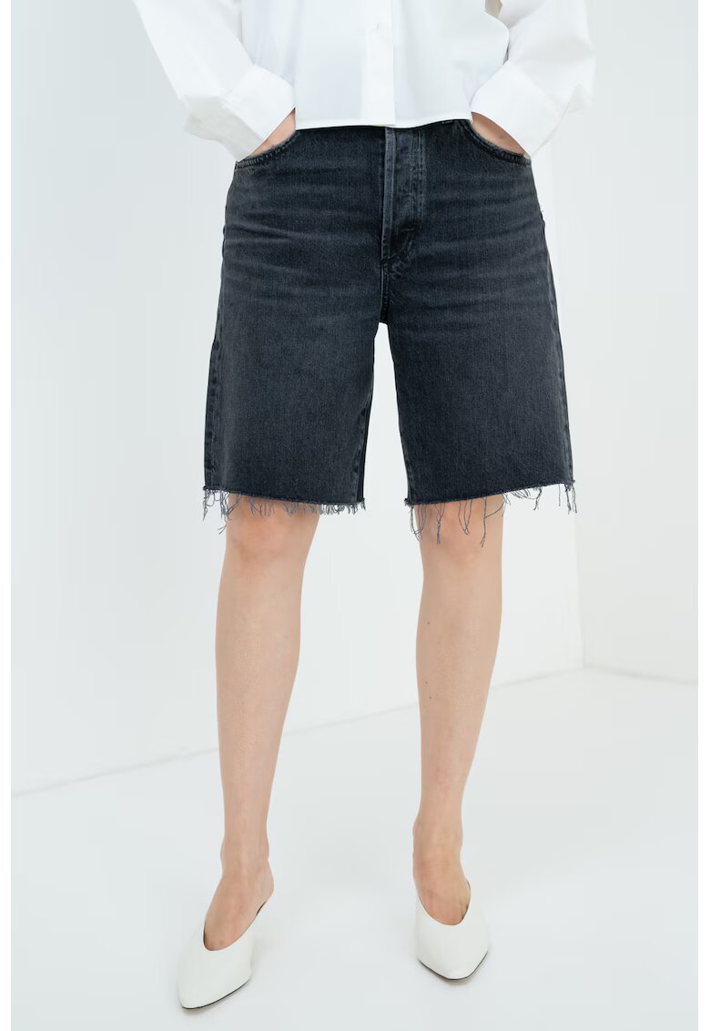 AGOLDE Bermude din denim - Gri antracit