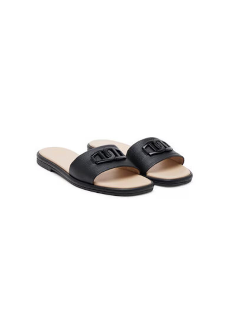 Aigner Slapi dama - 1251020 - Piele naturala - Negru - Negru
