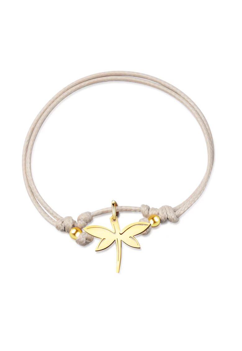 AILORIA Bratara-snur cu talisman libelula Libellule - Auriu