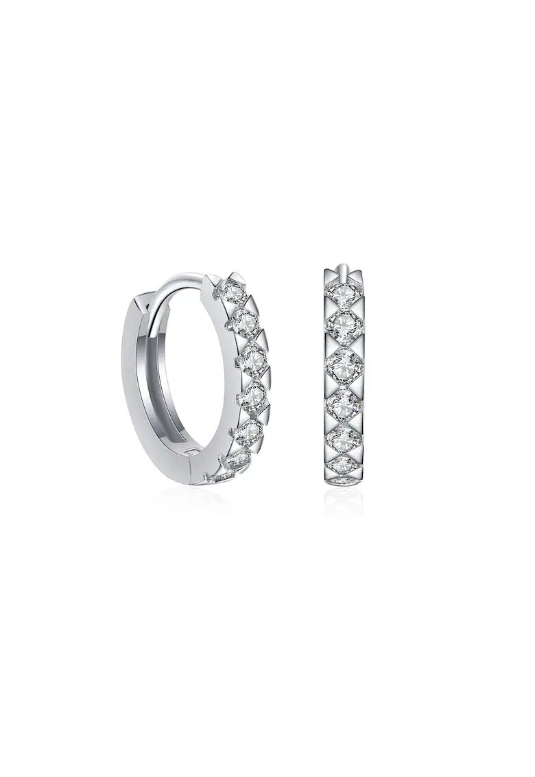AILORIA Cercei de argint cu zirconia Songe 29579 - Argintiu