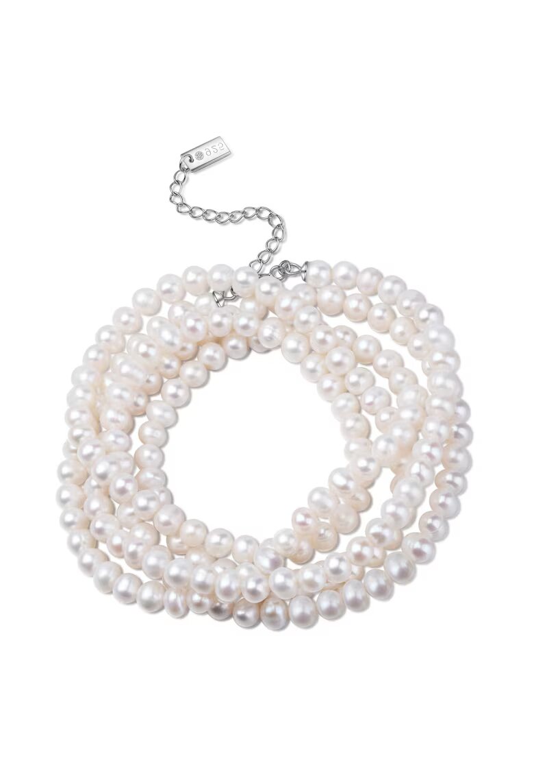 AILORIA Colier-bratara cu perle Moe 29261 - Alb