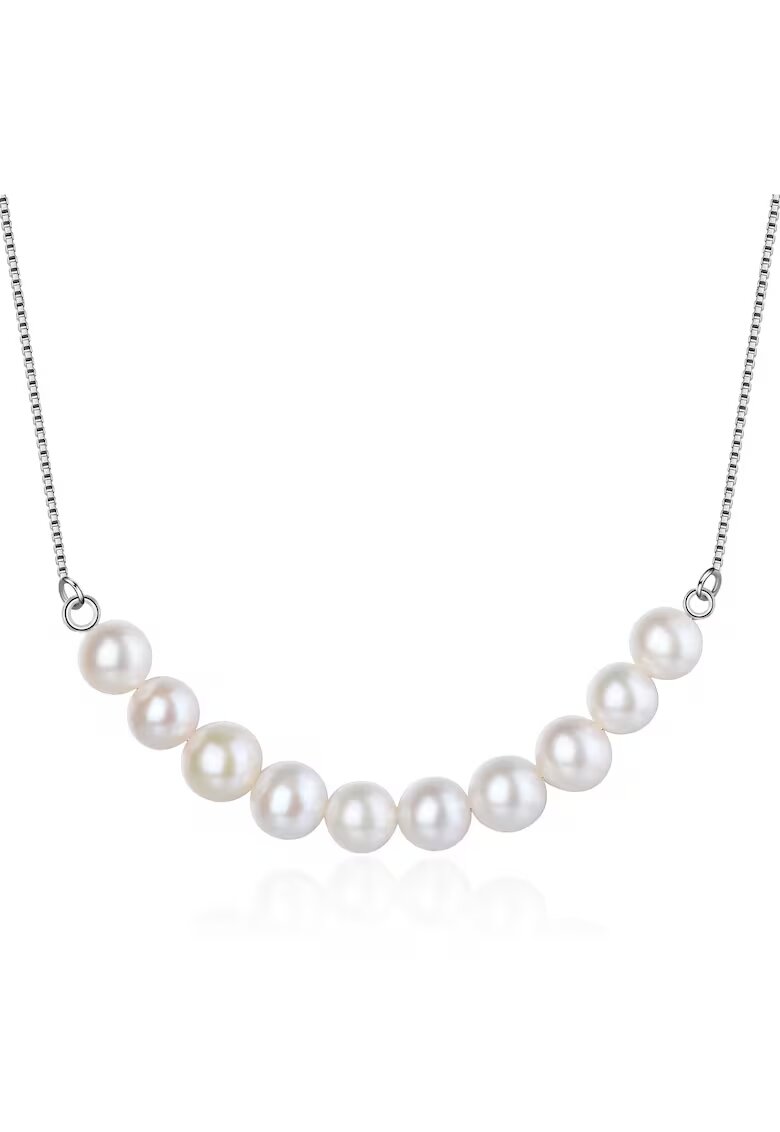 AILORIA Colier cu perle Miyako 29267 - Argintiu
