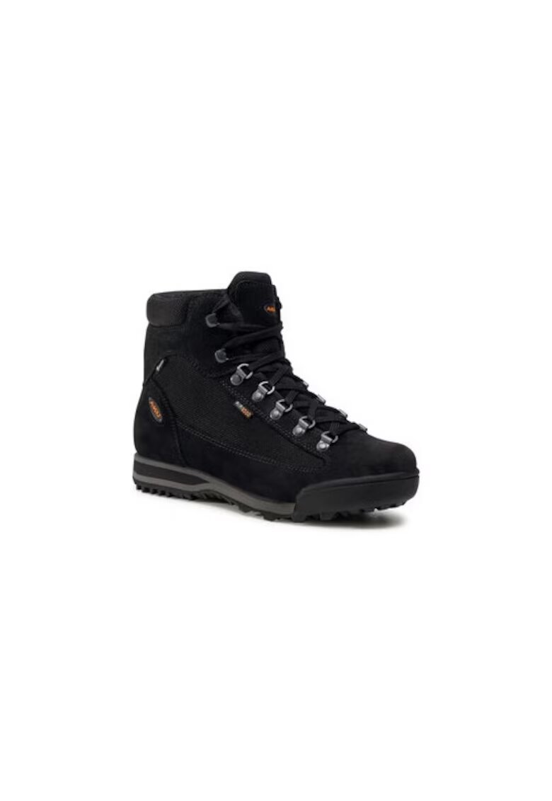Aku Bocanci trekking barbati 207518162 - Piele naturala - Negru - Negru