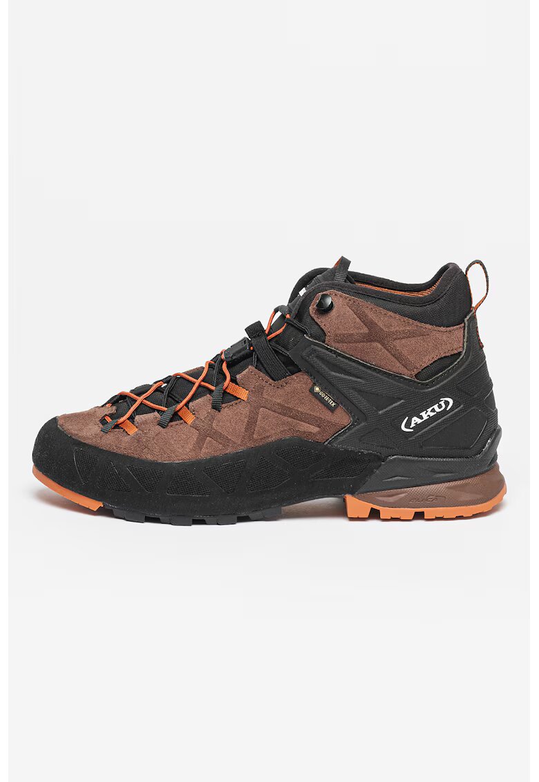AKU trekking  outdoor Ghete mid-cut pentru drumetii Rock DFS - Negru/Maro