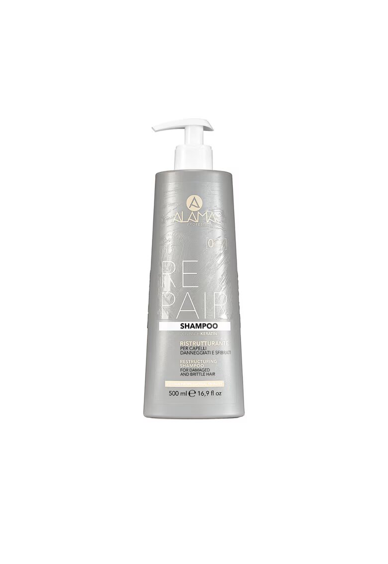 ALAMA Sampon restructurant pentru par deteriorat - REPAIR - 500 ml