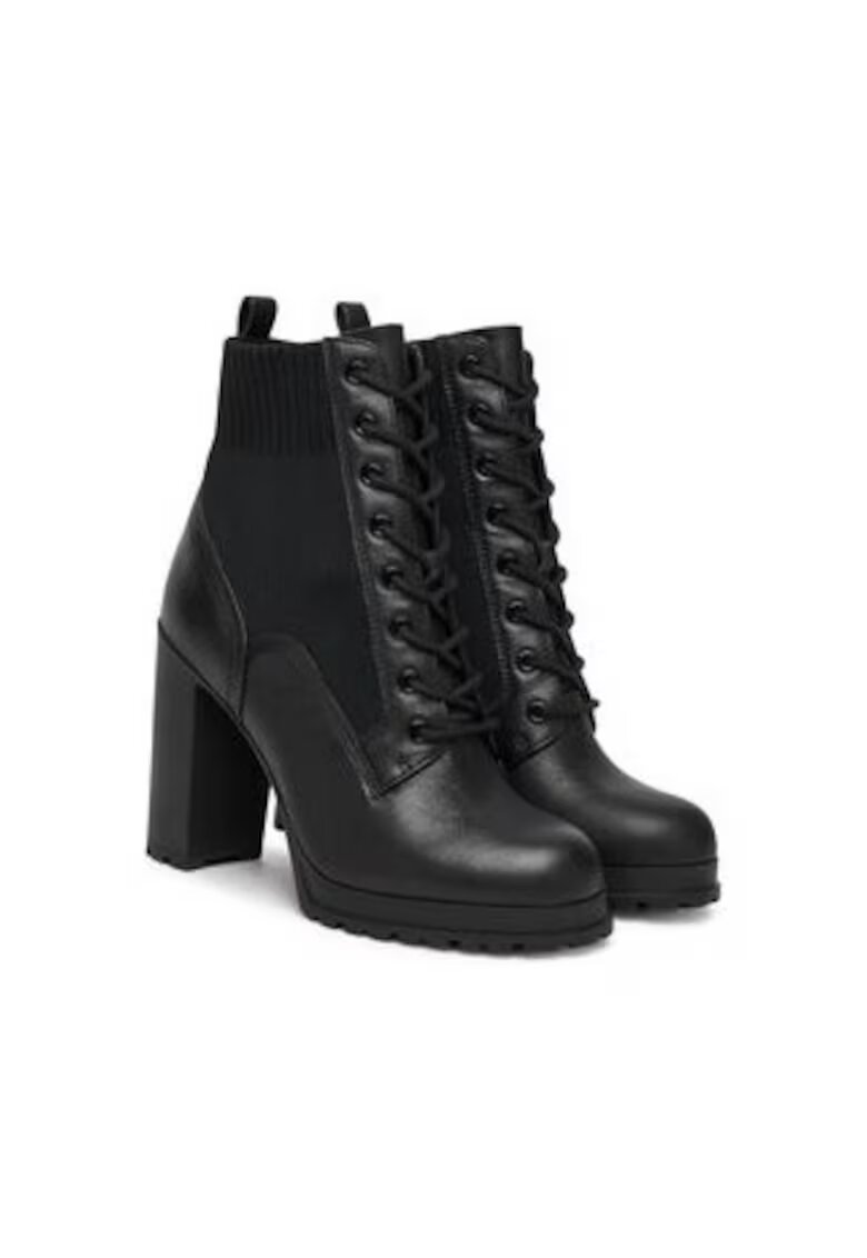 Aldo Botine dama negru - piele naturala