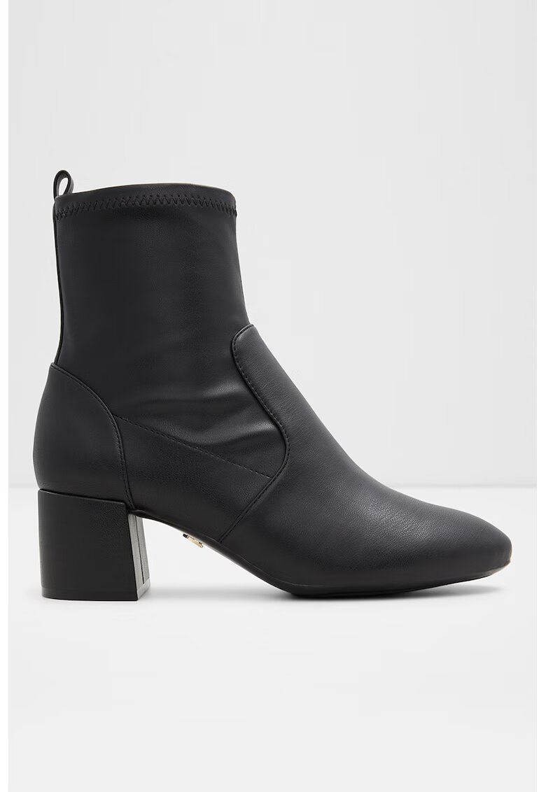 Aldo Botine din piele Tirgus - Negru