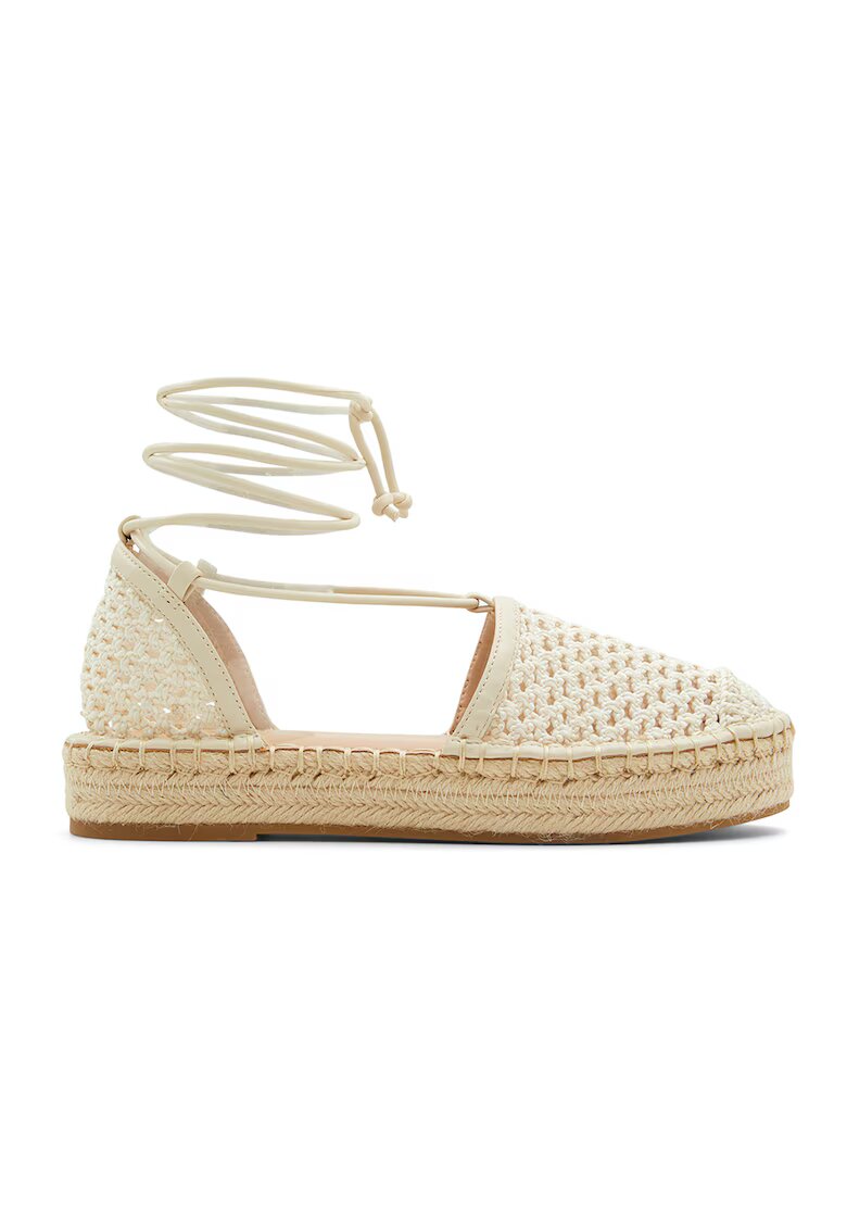 Aldo Espadrile cu aspect crosetat Picot - Maro nisip