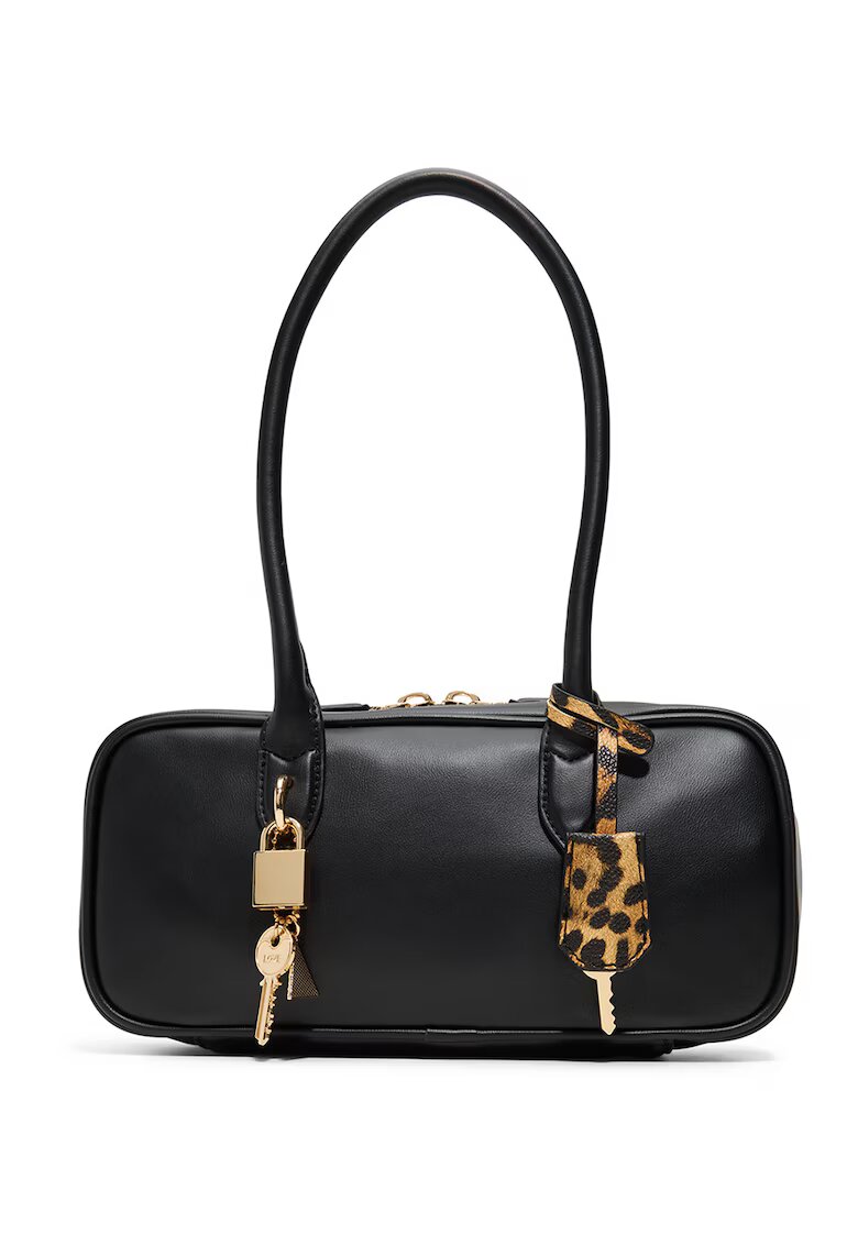 Aldo Geanta bowler de piele ecologica cu accesorii detasabile Daystrom - Negru