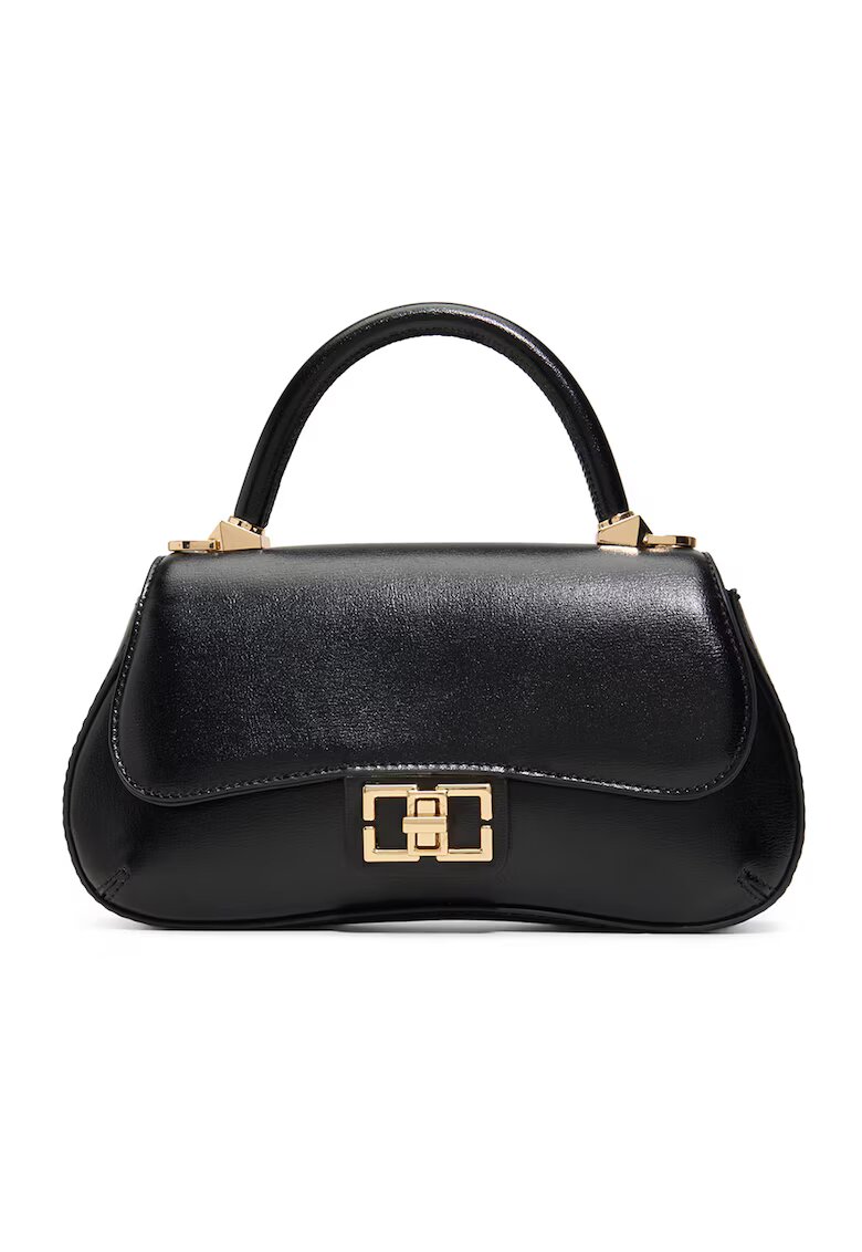 Aldo Geanta crossbody cu bareta detasabila din lant Catrine - Negru