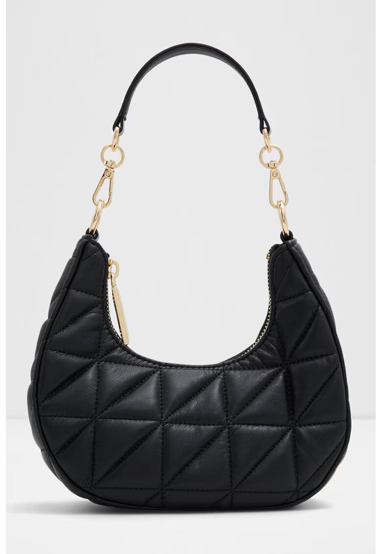 Aldo Geanta crossbody din piele ecologica cu bareta din lant Ellison - Negru