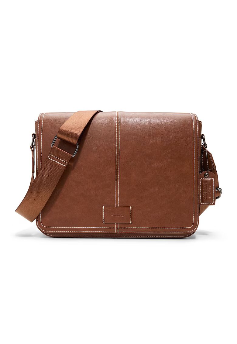 Aldo Geanta messenger din piele ecologica - Maro cognac