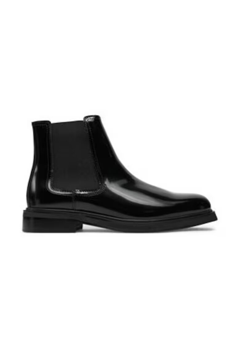 Aldo Ghete Chelsea barbati piele naturala - negre